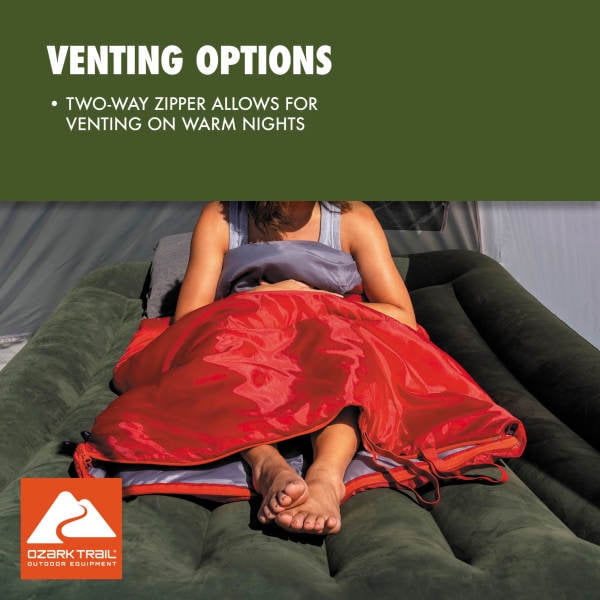 Ozark Trail 50 F Rectangular Sleeping Bag