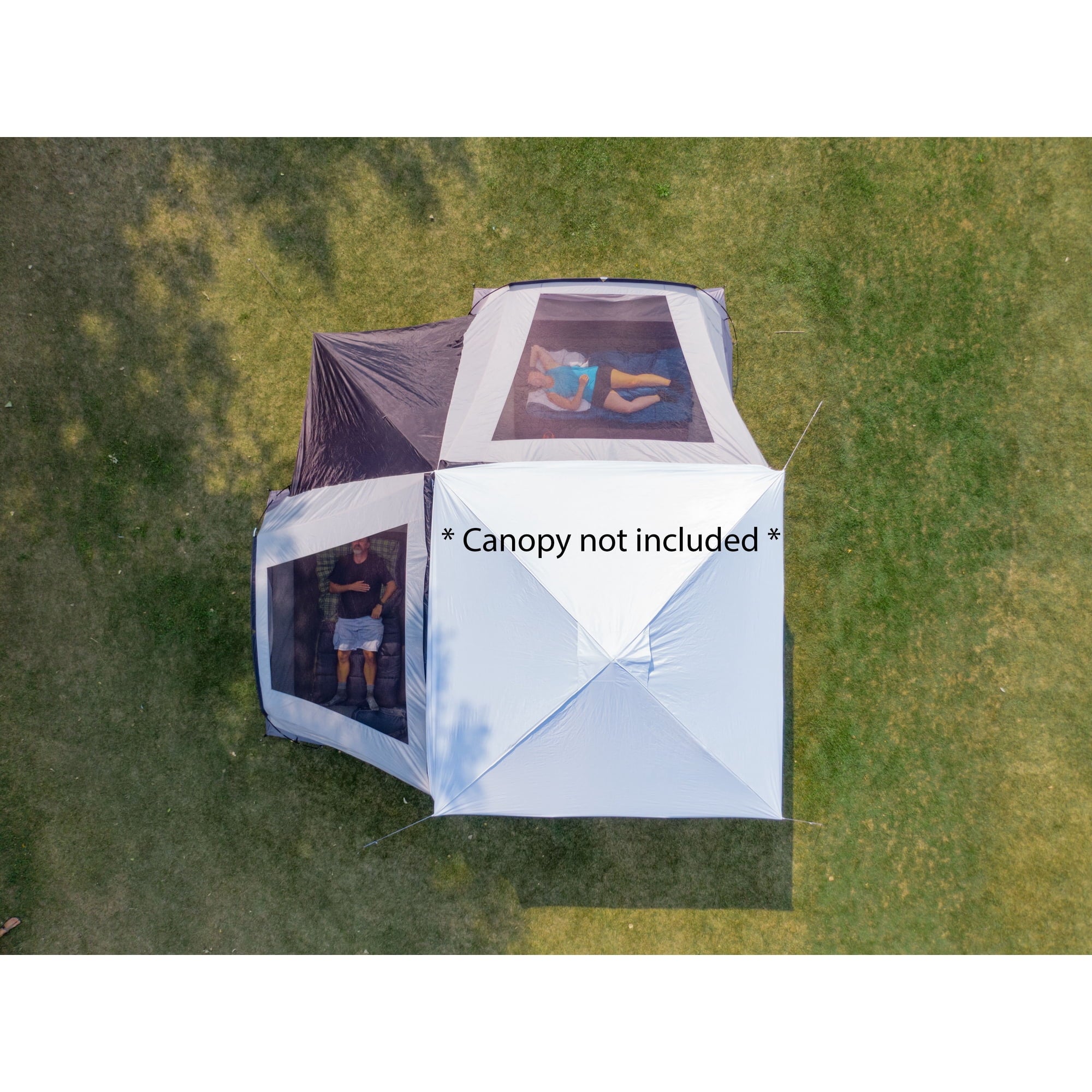 Ozark Trail 8-Person Connect Tent Accessory with Screen Porch for 10 ft x 10 ft Straight-Leg Canopy