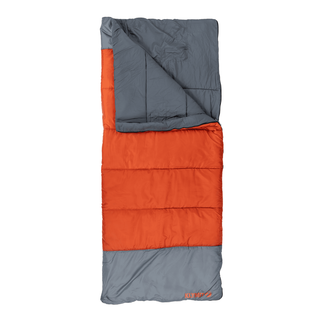 Klymit Bozeman 35 Degree Lightweight Adult Sleeping Bag, 3-Season Warmth for Camping, Backpacking, and Travel