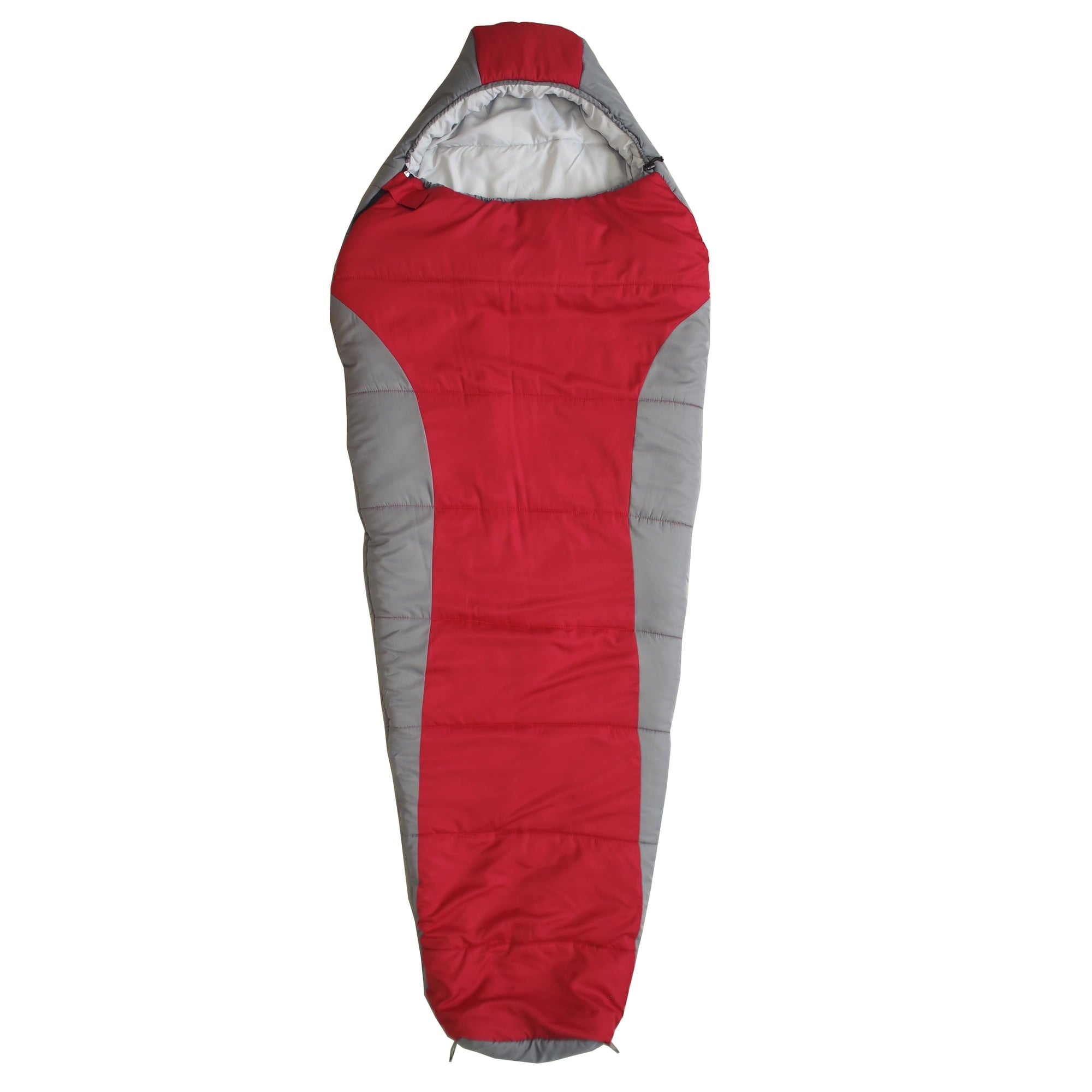 Ozark Trail 10-Degree Cold Weather Mummy Sleeping Bag, Red, 85 in x 33 in