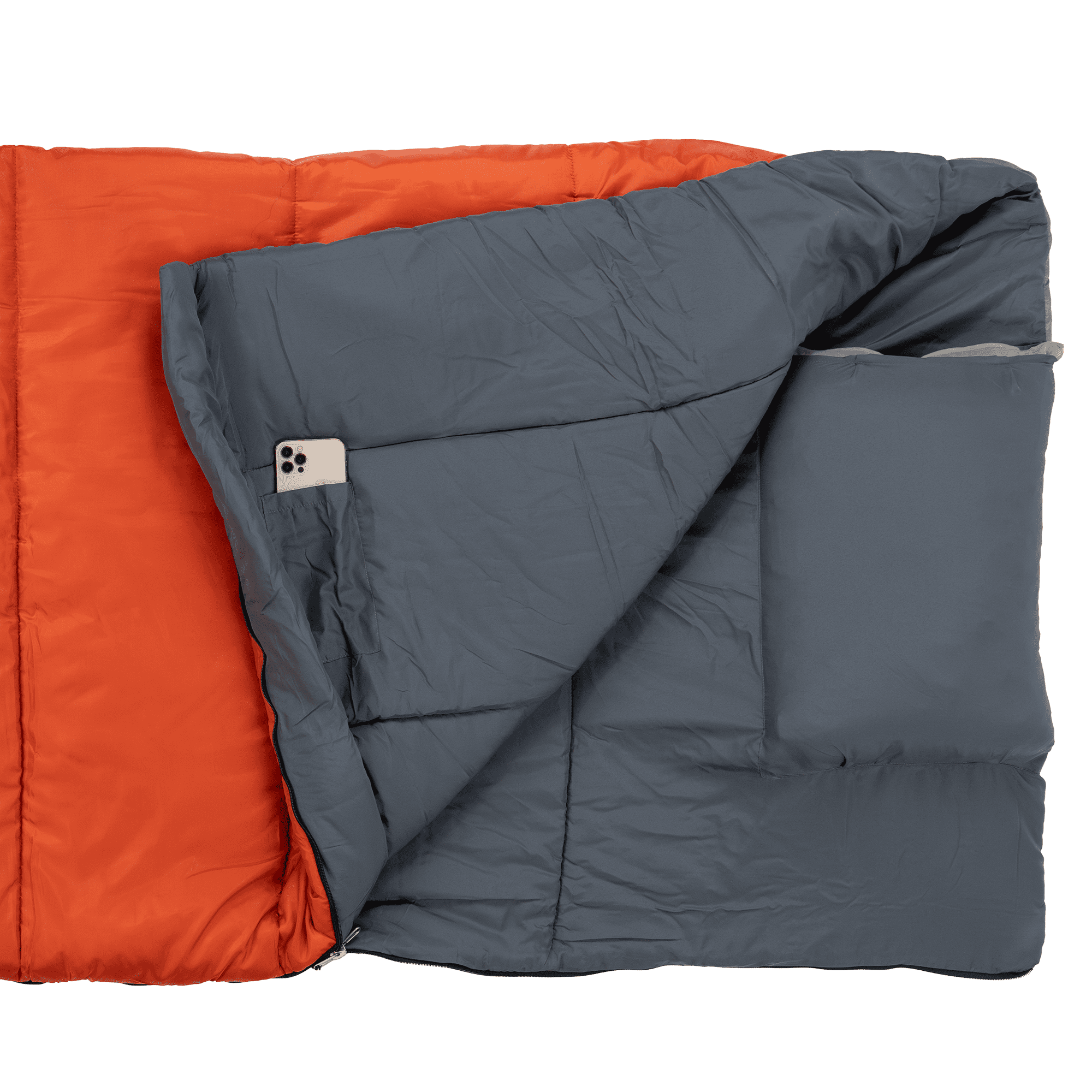 Klymit Bozeman 35 Degree Lightweight Adult Sleeping Bag, 3-Season Warmth for Camping, Backpacking, and Travel