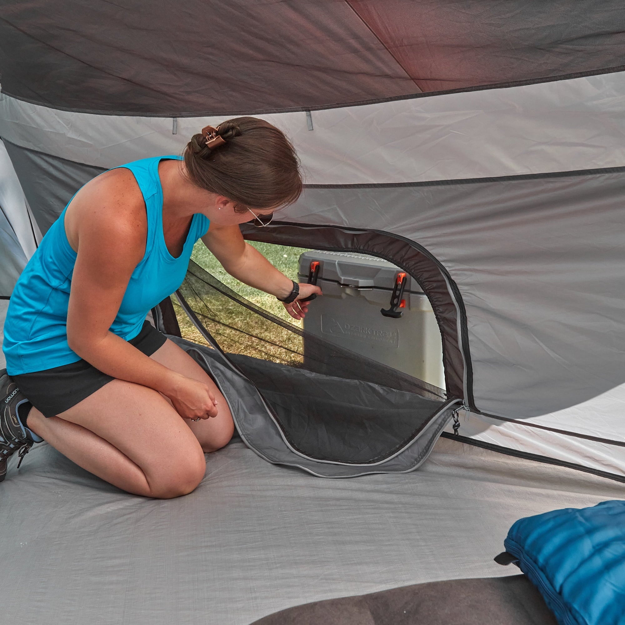 Ozark Trail 8-Person Connect Tent Accessory with Screen Porch for 10 ft x 10 ft Straight-Leg Canopy